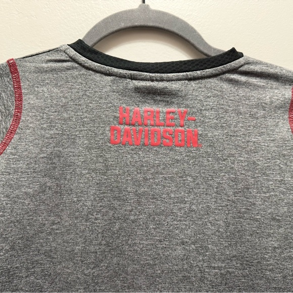 Harley-Davidson® Men's Performance Wicking Short Sleeve T-Shirt, Gray 96224-20VM - Picture 3 of 4